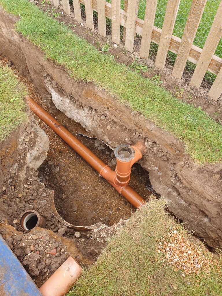 Treatment Plant Soakaway New Drains Tilney St Lawrence Watlington Drain Renovations
